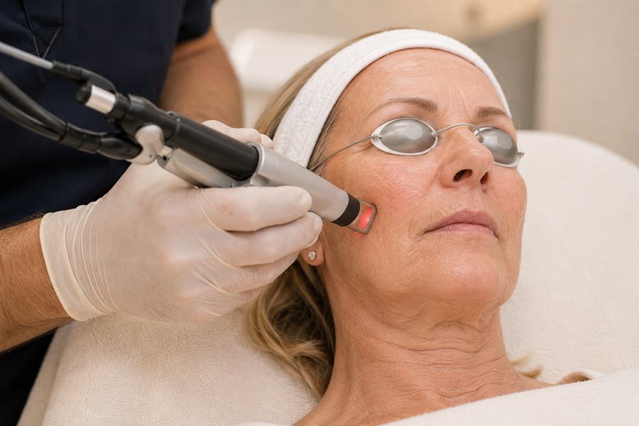 Fullface CO2-Behandlung – Hautmedizin Westend